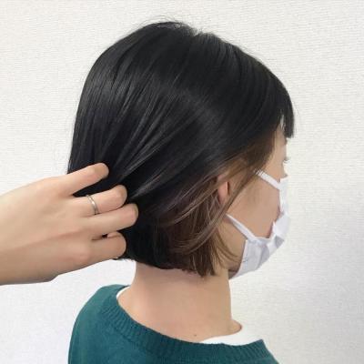 インナーカラー　ボブスタイル