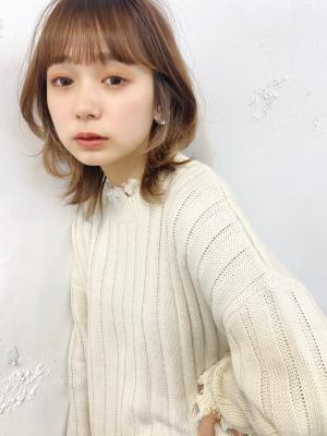 インナー×ミルクティーベージュ