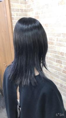 ウルフブルーブラック【髪質改善カラー　錦糸町】