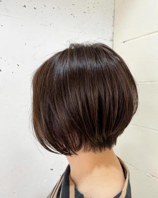 ショート×ボブ
