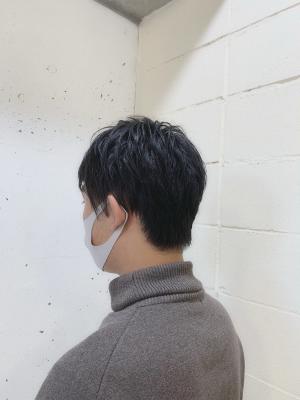 メンズショート×ツーブロック