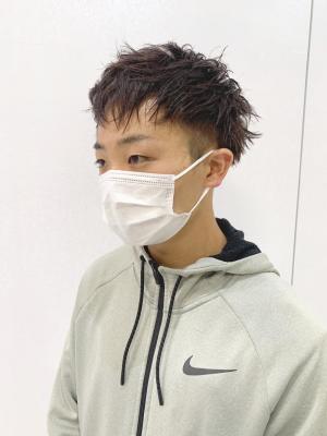 20代向けツーブロックショート【クスダ】