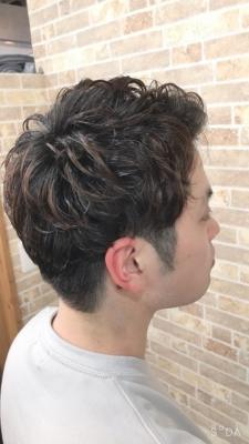 メンズツーブロックパーマ【メンズ　錦糸町】