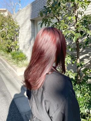 【直紀】@naoki_hair.likoベリーピンク