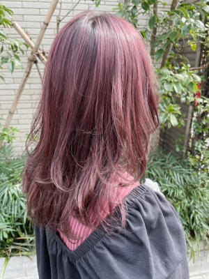 【直紀】@naoki_hair.likoラベンダーピンク 
