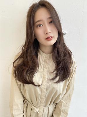 ニュアンスカール　ほつれパーマ　