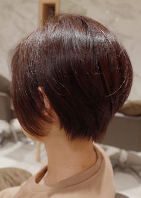 襟足シャギーボブ