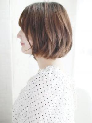 クシュっとカワイイニュアンスカールボブ