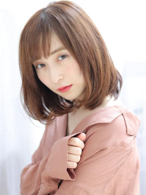「磯野真由美」艶髪セミディカールのイメージ画像