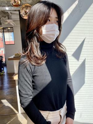 顔まわりレイヤーミディ