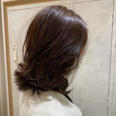 今大人気のオレンジヘアーstylist高橋