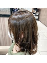 艶髪オリーブベージュカラー