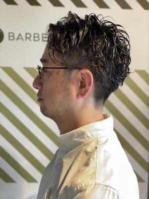 大人のパーマスタイル【BARBER-BAR】
