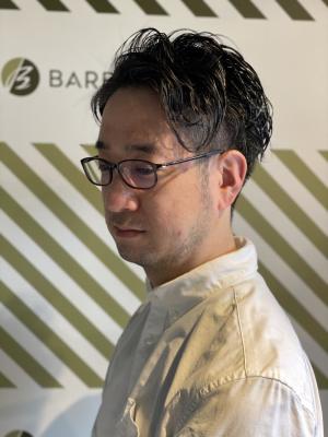 大人のパーマスタイル【BARBER-BAR】