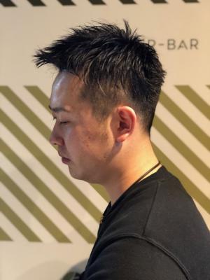 フェードカットスタイル【BARBER-BAR】
