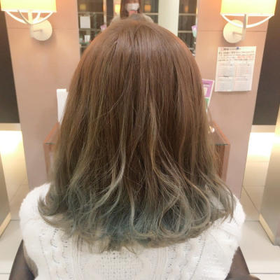 春カラー☆ふんわりミントグリーン