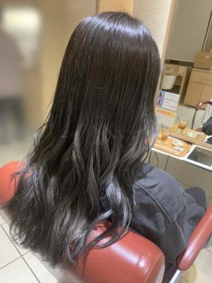 アイスグレージュグラデーション