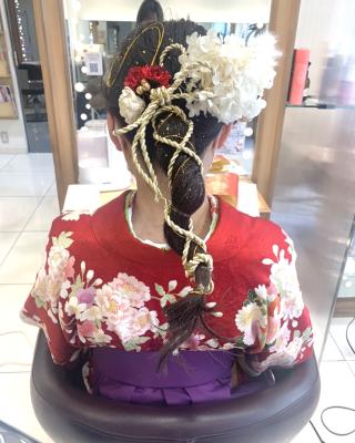 ねじねじヘアセット【成人式】