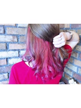 ムラサキ×ピンクのユニコーンカラーのイメージ画像