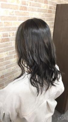 透け感アッシュベージュ【グレージュ　錦糸町】