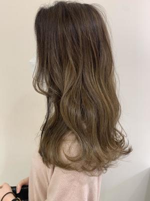 白髪ぼかしハイライト