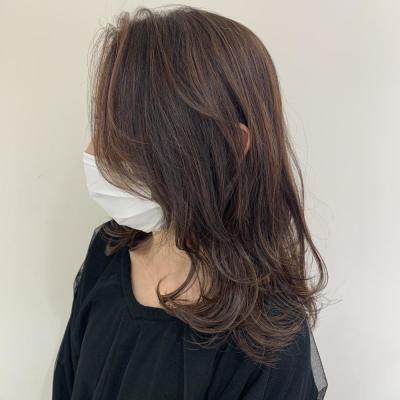 白髪ぼかしハイライト