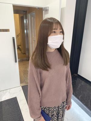 柔らかベージュ×艶髪【クスダ】
