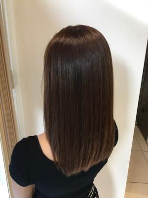 ツヤカラー×縮毛矯正