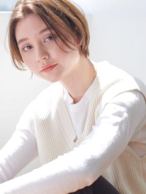 ナチュラル丸みショート