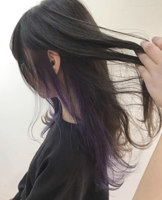 イヤリングカラー×ロングレイヤー#grandage北千住