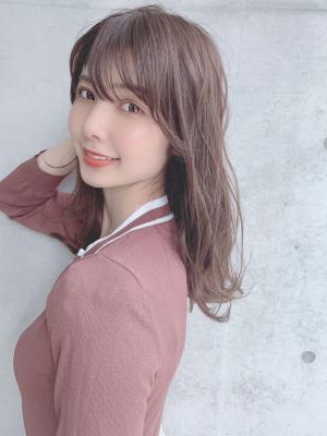 ゆるふわミルクティーセミロング ゆるふわミルクティーセミロングのイメージ画像
