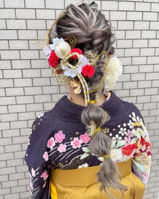 Lia＆伊藤夏海 和装ヘアアレンジ◎