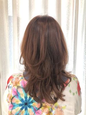 くびれ/ウルフ/レイヤー/30代40代50代/小顔/デジパー くびれ/ウルフ/レイヤー/30代40代50代/小顔/デジパー