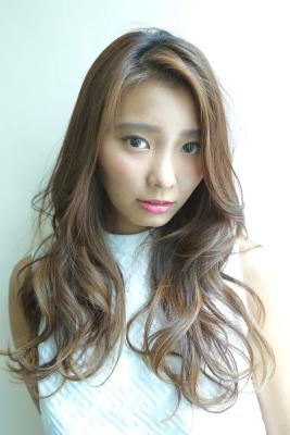 オルチャンヘアセミロング