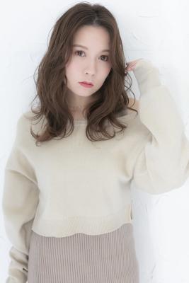 柔らかモカベージュセンターパート