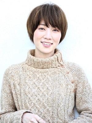 ミセスのハイライトショートスタイル