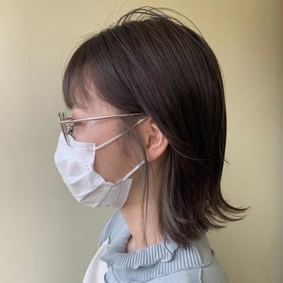 インナーホワイト×ボブ