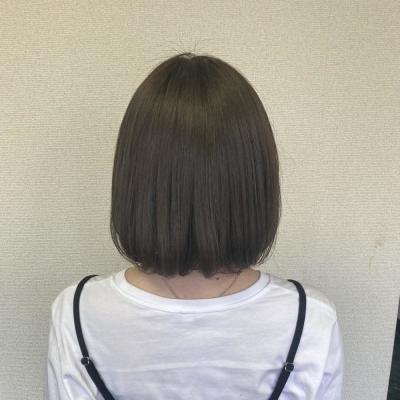 ワンレンボブスタイル