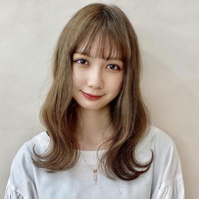 【金沢】10代20代 切りっぱなし 外ハネ シースルーバング 【金沢】10代20代 切りっぱなし 外ハネ シースルーバング