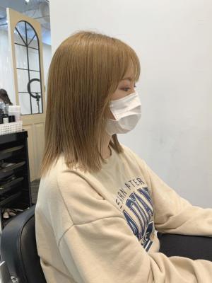 10代、20代に大人気ミルクティーベージュ【クスダ】