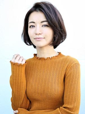 ひし形ボブで大人綺麗