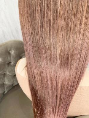 ピンクベージュ×髪質改善トリートメント【クスダ】