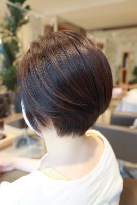 モード感をプラス　ナチュラルボブ