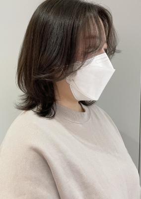 【 YOKE 】透明感ラテカラーくびれヘア韓国ヨシンモリ
