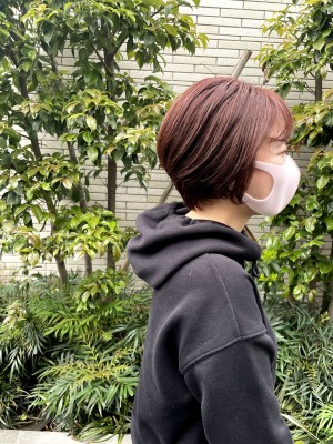 naoki_hair.likoラベンダーピンクくびれショート
