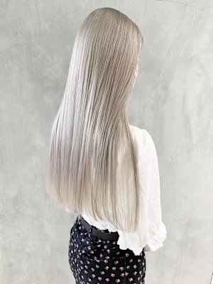 ベージュ/ケアブリーチ/ハイトーン/イメチェン/ワンレン