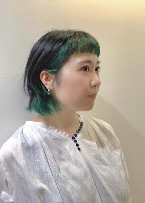 *Miik.* インナーカラーサワーグリーン *Miik.* インナーカラーサワーグリーンのイメージ画像