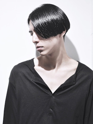 【-KOKO-】   #黒髪センターパート　#ツーブロック