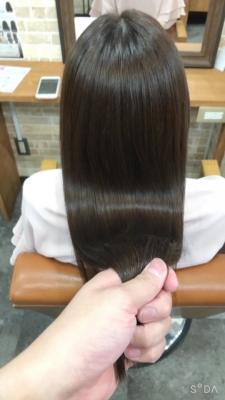 ツヤ髪ストレート【縮毛矯正　ツヤ髪】