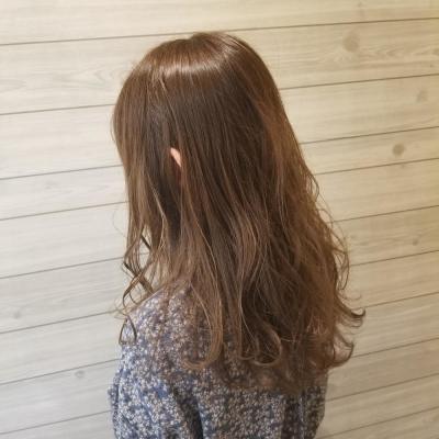 アッシュベージュハイライト